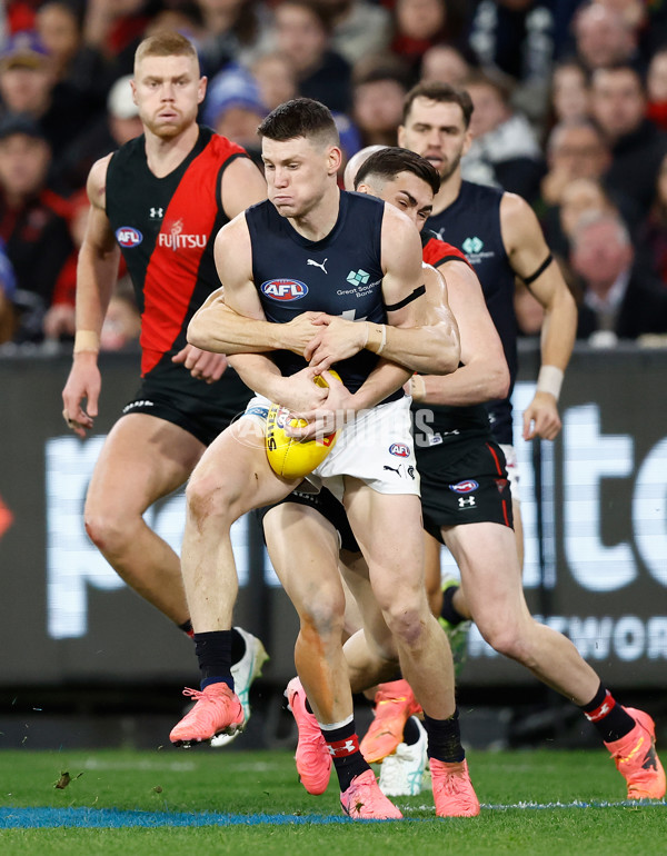 AFL 2024 Round 13 - Essendon v Carlton - A-50705683