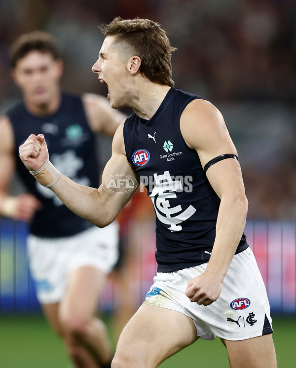 AFL 2024 Round 13 - Essendon v Carlton - A-50705687