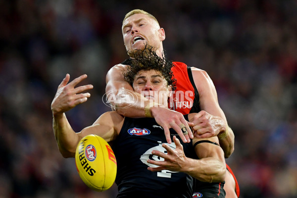 AFL 2024 Round 13 - Essendon v Carlton - A-50705727