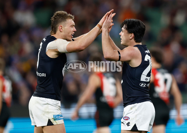 AFL 2024 Round 13 - Essendon v Carlton - A-50706678