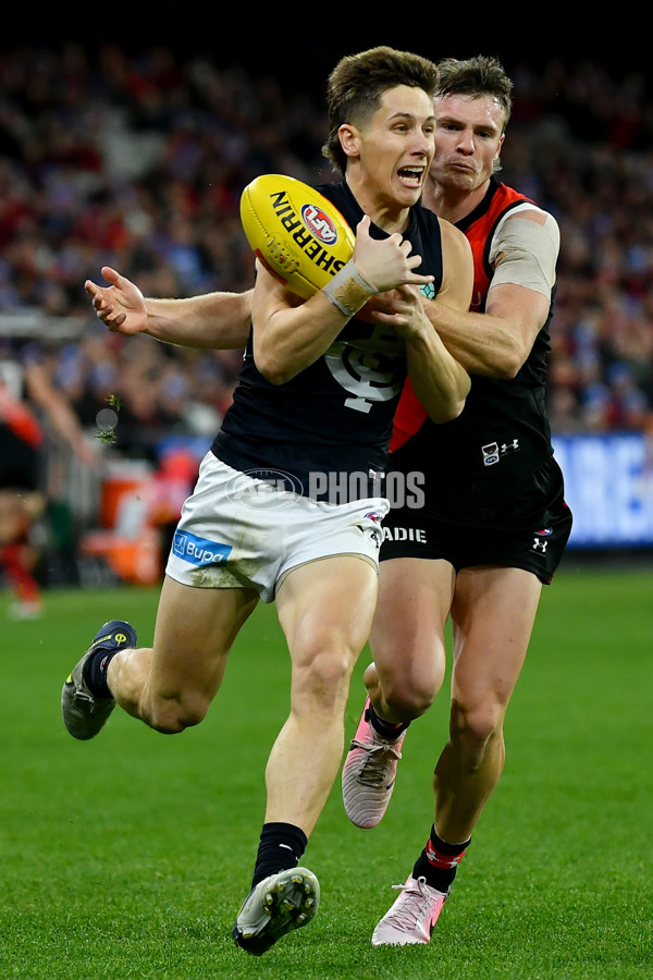 AFL 2024 Round 13 - Essendon v Carlton - A-50710814
