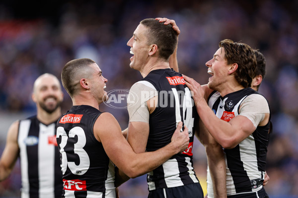 AFL 2024 Round 13 - Collingwood v Melbourne - A-50721272