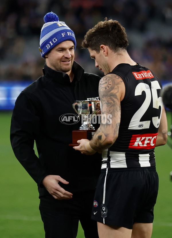 AFL 2024 Round 13 - Collingwood v Melbourne - A-50725449