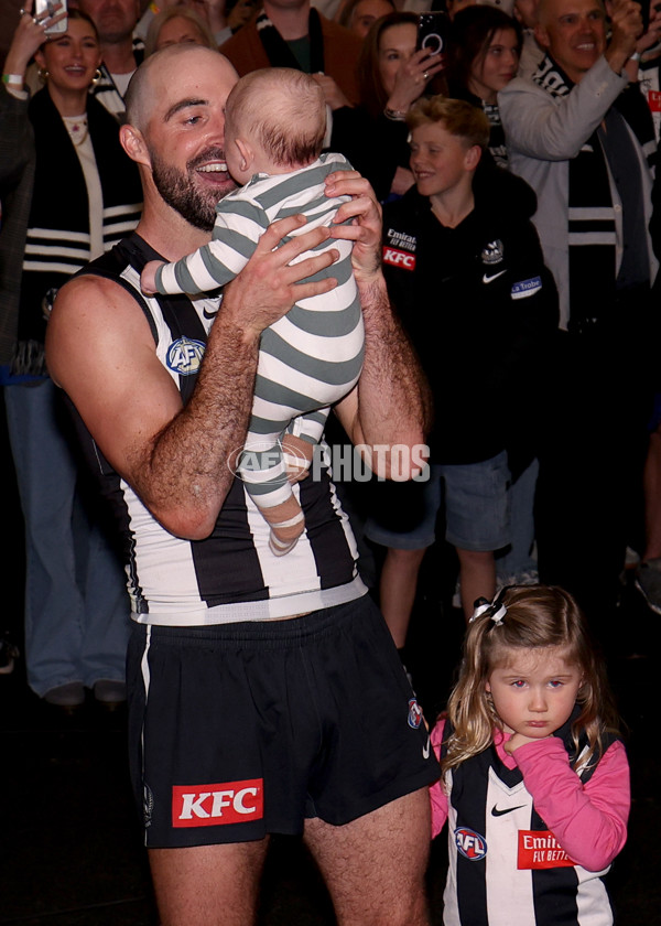 AFL 2024 Round 13 - Collingwood v Melbourne - A-50725512