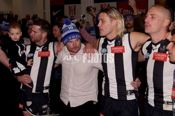 AFL 2024 Round 13 - Collingwood v Melbourne - A-50726971