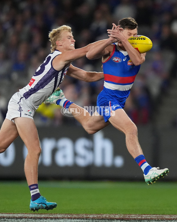 AFL 2024 Round 14 - Western Bulldogs v Fremantle - A-50999909