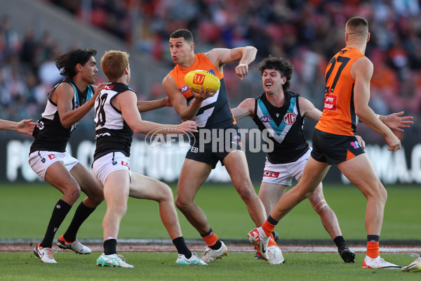 AFL 2024 Round 14 - GWS v Port Adelaide - A-51044280