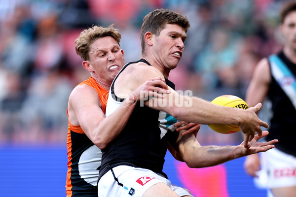 AFL 2024 Round 14 - GWS v Port Adelaide - A-51046862