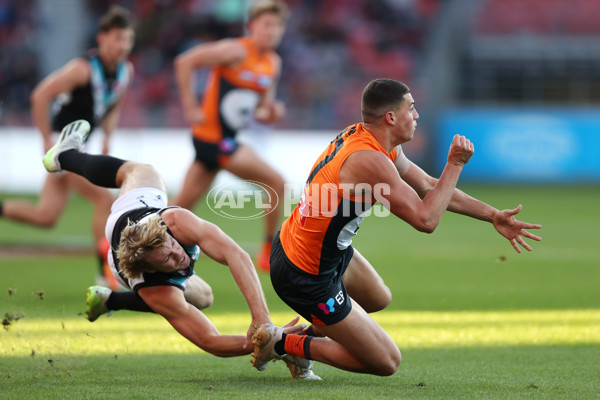 AFL 2024 Round 14 - GWS v Port Adelaide - A-51046912