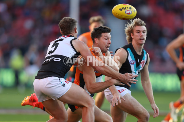 AFL 2024 Round 14 - GWS v Port Adelaide - A-51047123