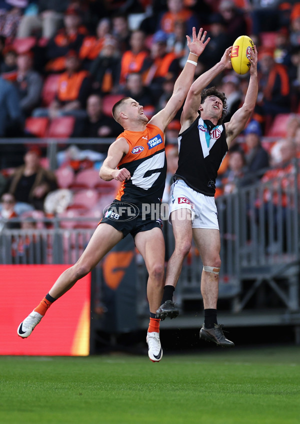 AFL 2024 Round 14 - GWS v Port Adelaide - A-51047184