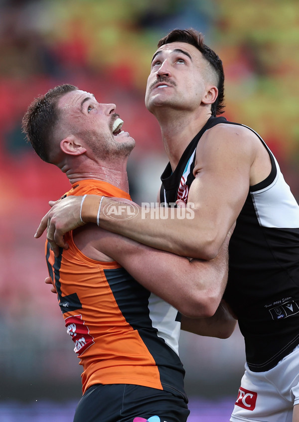 AFL 2024 Round 14 - GWS v Port Adelaide - A-51047204