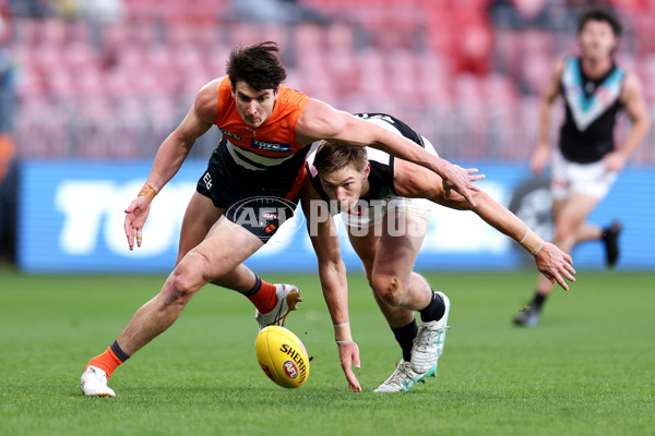 AFL 2024 Round 14 - GWS v Port Adelaide - A-51047211