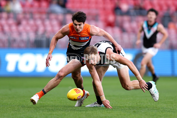 AFL 2024 Round 14 - GWS v Port Adelaide - A-51049258