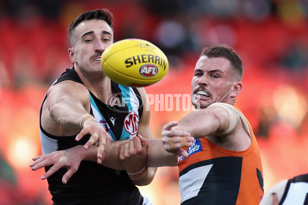 AFL 2024 Round 14 - GWS v Port Adelaide - A-51049259