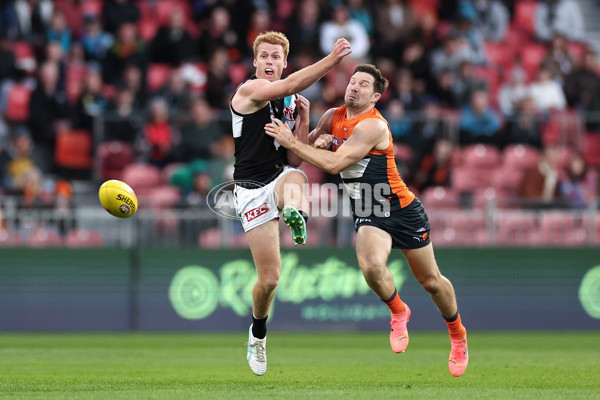 AFL 2024 Round 14 - GWS v Port Adelaide - A-51049325