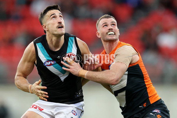 AFL 2024 Round 14 - GWS v Port Adelaide - A-51049329