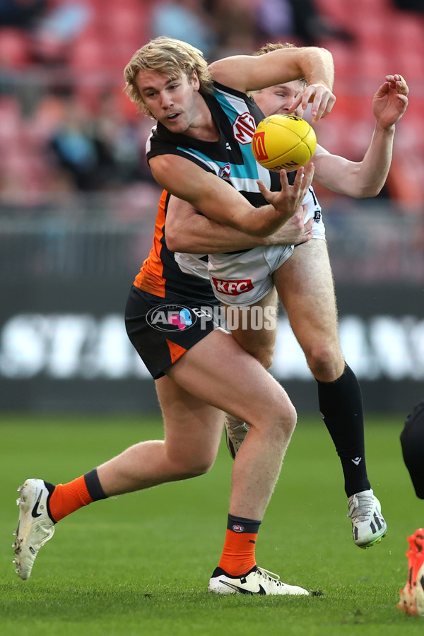 AFL 2024 Round 14 - GWS v Port Adelaide - A-51049890