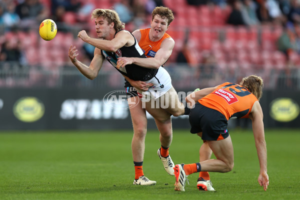 AFL 2024 Round 14 - GWS v Port Adelaide - A-51049896