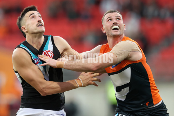 AFL 2024 Round 14 - GWS v Port Adelaide - A-51049910