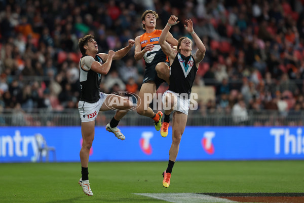 AFL 2024 Round 14 - GWS v Port Adelaide - A-51052077