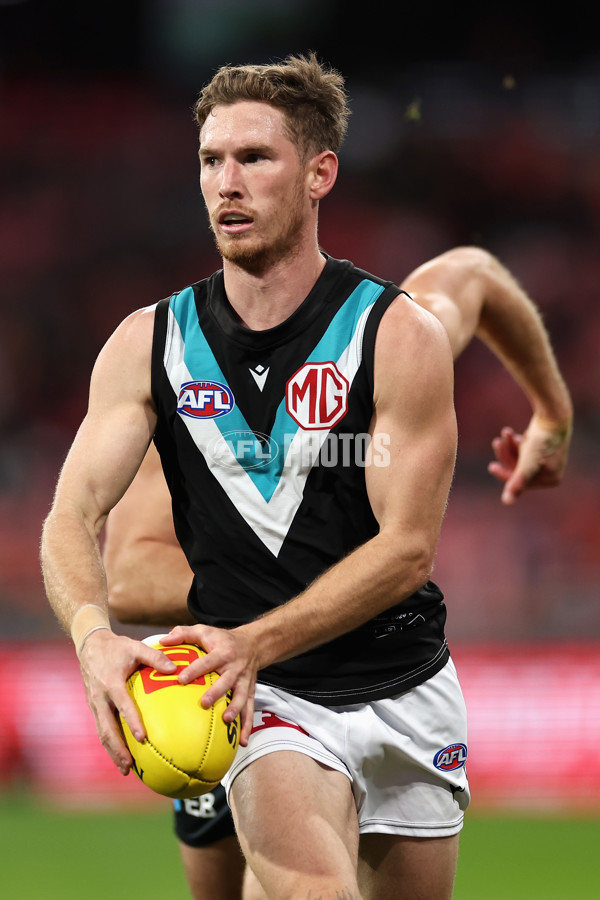 AFL 2024 Round 14 - GWS v Port Adelaide - A-51052089