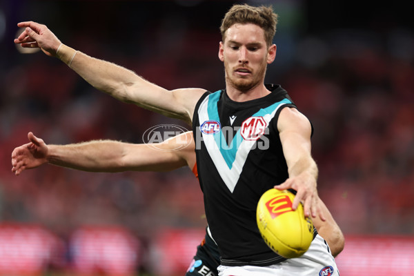 AFL 2024 Round 14 - GWS v Port Adelaide - A-51052090