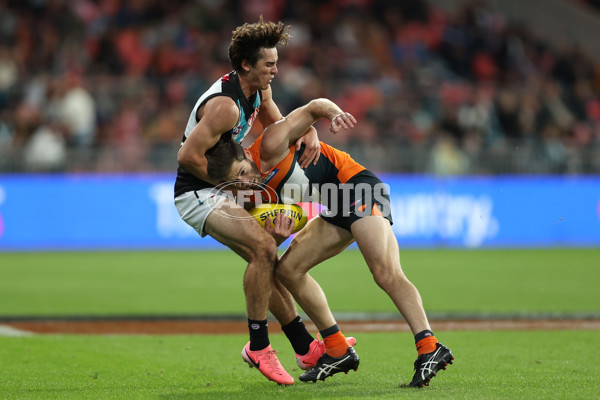 AFL 2024 Round 14 - GWS v Port Adelaide - A-51052091