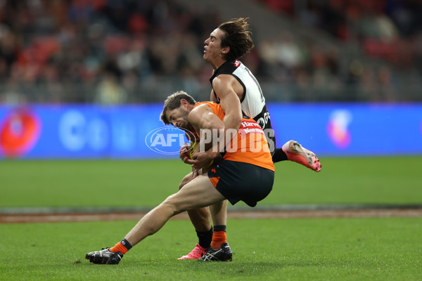 AFL 2024 Round 14 - GWS v Port Adelaide - A-51052095