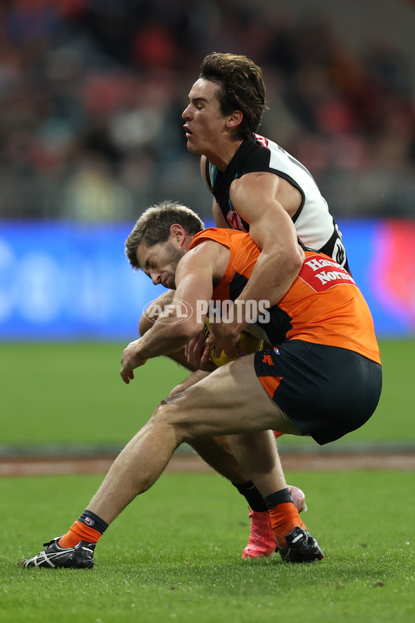 AFL 2024 Round 14 - GWS v Port Adelaide - A-51052097