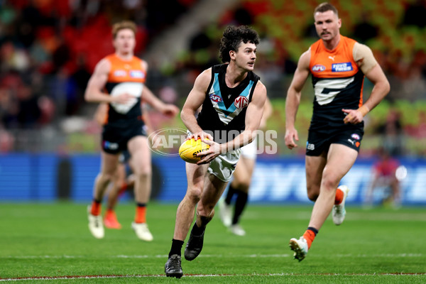 AFL 2024 Round 14 - GWS v Port Adelaide - A-51052149