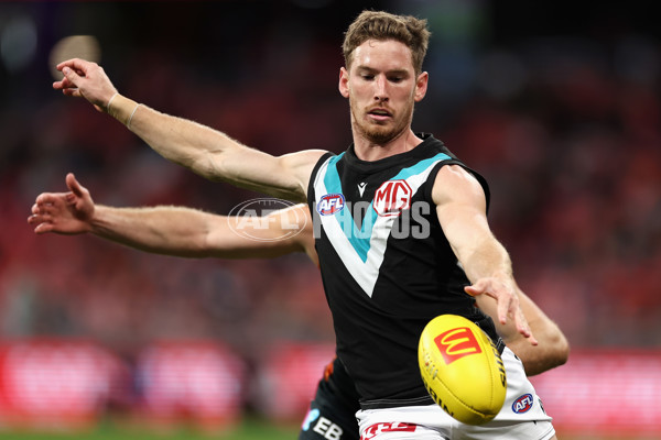 AFL 2024 Round 14 - GWS v Port Adelaide - A-51052978