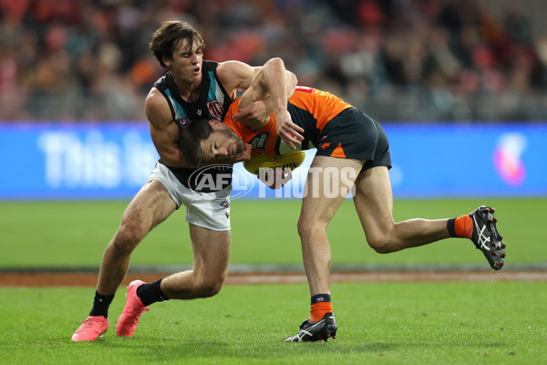 AFL 2024 Round 14 - GWS v Port Adelaide - A-51052980