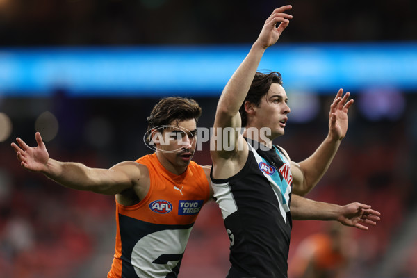 AFL 2024 Round 14 - GWS v Port Adelaide - A-51055364