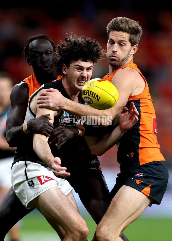 AFL 2024 Round 14 - GWS v Port Adelaide - A-51055381