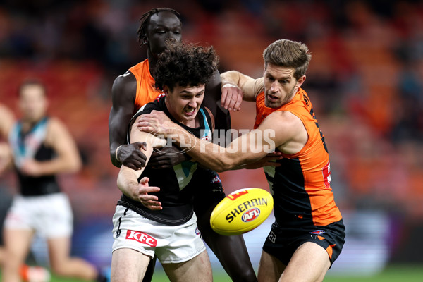 AFL 2024 Round 14 - GWS v Port Adelaide - A-51055383