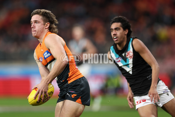 AFL 2024 Round 14 - GWS v Port Adelaide - A-51055387