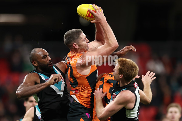 AFL 2024 Round 14 - GWS v Port Adelaide - A-51055732