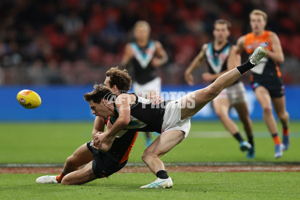 AFL 2024 Round 14 - GWS v Port Adelaide - A-51055771