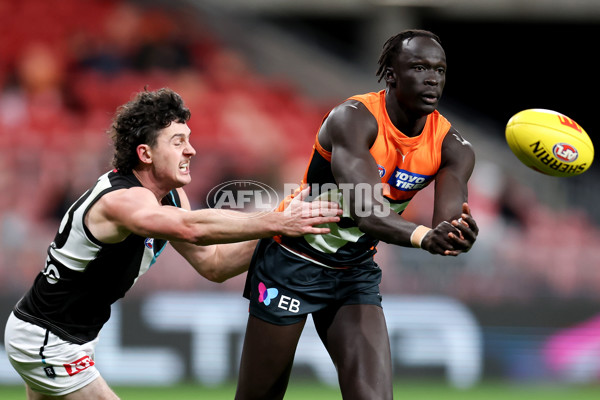 AFL 2024 Round 14 - GWS v Port Adelaide - A-51055788