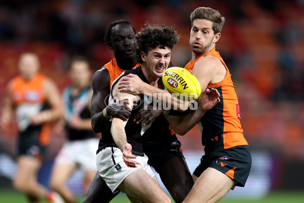 AFL 2024 Round 14 - GWS v Port Adelaide - A-51055793