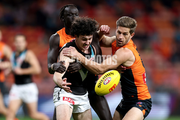 AFL 2024 Round 14 - GWS v Port Adelaide - A-51055795