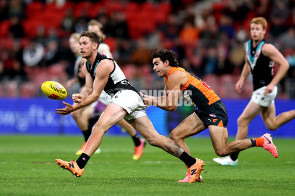 AFL 2024 Round 14 - GWS v Port Adelaide - A-51058137