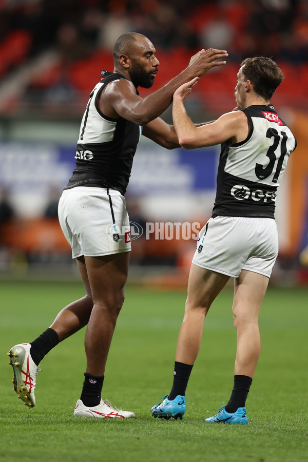 AFL 2024 Round 14 - GWS v Port Adelaide - A-51058139