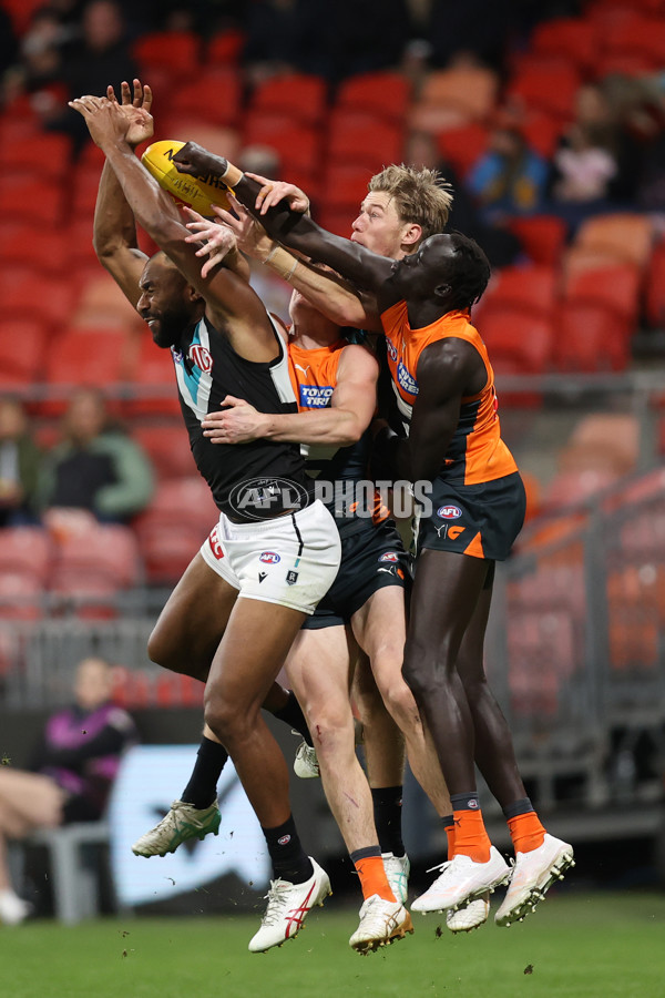 AFL 2024 Round 14 - GWS v Port Adelaide - A-51058213