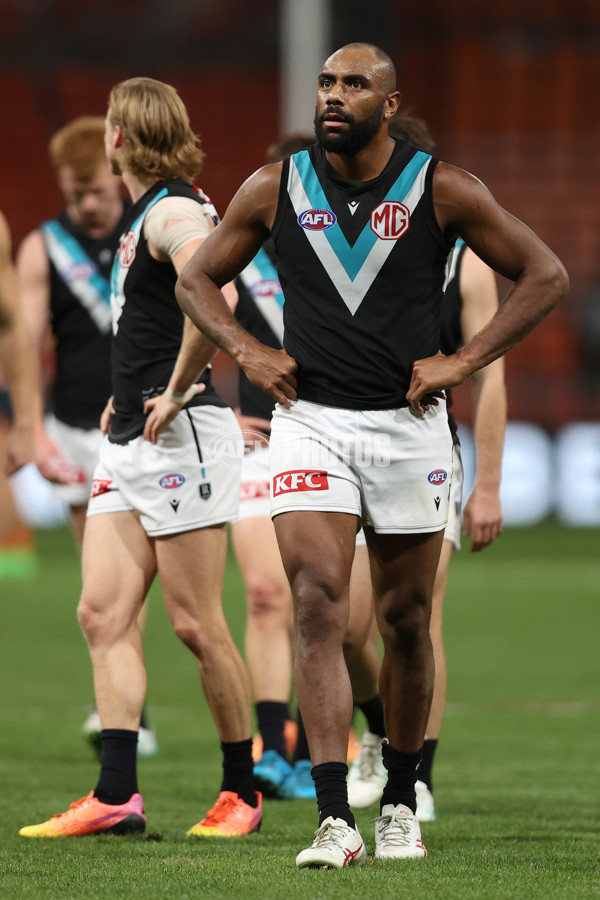 AFL 2024 Round 14 - GWS v Port Adelaide - A-51058647