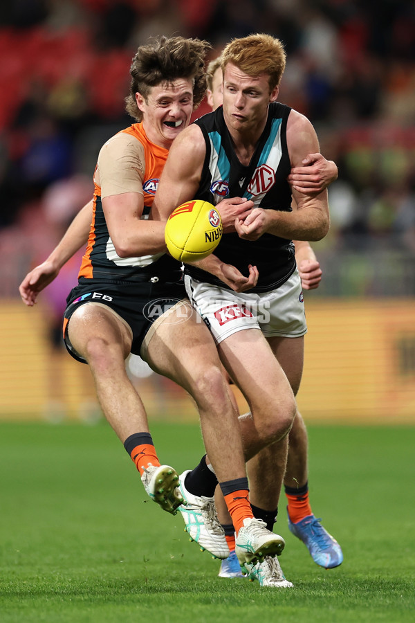 AFL 2024 Round 14 - GWS v Port Adelaide - A-51058676