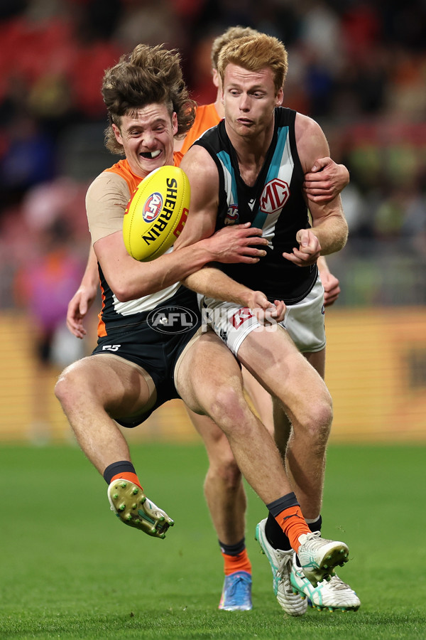 AFL 2024 Round 14 - GWS v Port Adelaide - A-51058680