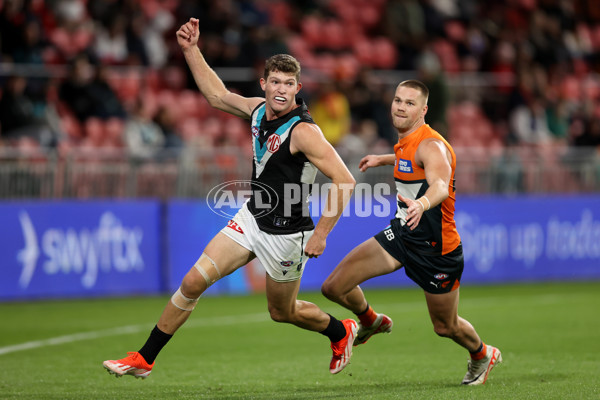 AFL 2024 Round 14 - GWS v Port Adelaide - A-51058689