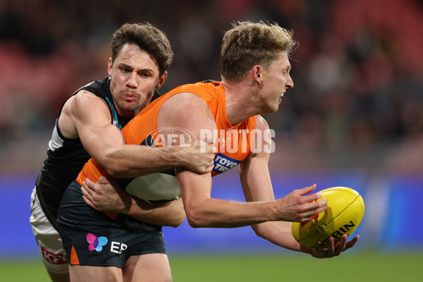 AFL 2024 Round 14 - GWS v Port Adelaide - A-51058700